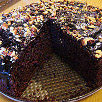 Ciasto murzynek  z pomarańczowo-piernikową nutą wg Różyczki