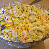 Surówka z włoskiej kapusty wg Różyczki