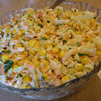 Surówka z włoskiej kapusty wg Różyczki