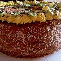 TORT URODZINOWY AJERKONIAKOWO-CZEKOLADOWY "OD SERCA" - szybki, łatwy i przepyszny