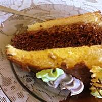 TORT URODZINOWY AJERKONIAKOWO-CZEKOLADOWY "OD SERCA" - szybki, łatwy i przepyszny