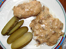 Fot. saguska, Roladki z pieczarkami w sosie pieczarkowym