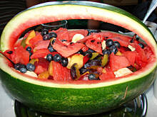 Fot. saguska, Arbuzowy koszyczek z owocami :) Pycha !!!