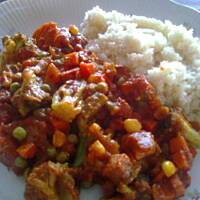 Aromatyczny kuskus z warzywami na ostro