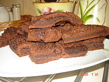 Fot. sebek, Brownie z serkiem mascarpone