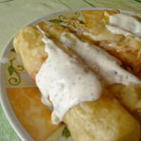 Cannelloni z sosem czosnkowym