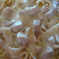 Piersi kurczaka w sosie serowym - łatwe danie