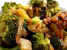 Fot. Glumanda, Kurki z brokulami i cukinia