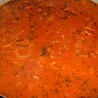 Sos do makaronu spaghetti do słoików pasteryzowany