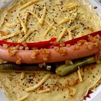 Naleśnikowy hot-dog