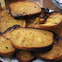 Chleb czosnkowy z grilla Marty