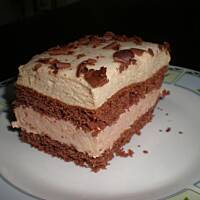 Ciasto karmelowe z kawową pianką