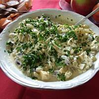 Koperkowo - ogórkowa sałatka