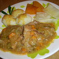 Bitki wieprzowe w sosie warzywno-ogórkowym  super  wg Różyczki