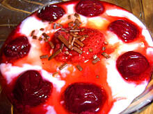 Fot. niebieska-różyczka, Deser jogurtowo-waniliowy z trzema musami wg Różyczki