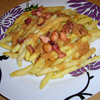 Fasolka szparagowa z boczkiem i czosnkiem  wg Różyczki