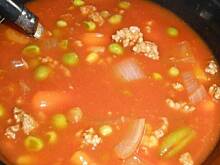 Fot. Keyti, Zupa meksykańska z wołowiną