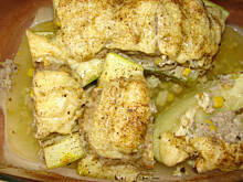 Fot. piszczalka, Faszerowana cukinia