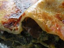Fot. bbetty, Lasagne z grzybami leśnymi i szpinakiem