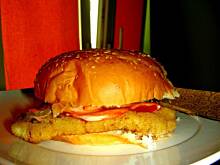 Fot. marysia2085, Burger z kotletem schabowym