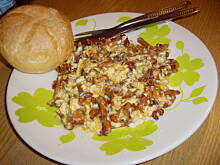 Fot. niebieska-różyczka, Kurki smażone z jajkami dla początkujących wg Różyczki