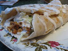 Fot. martikoziolek, Tortilla  gyros palce lizać Marty