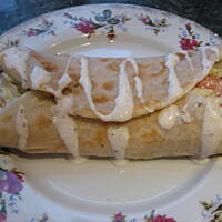 Tortilla  gyros palce lizać Marty