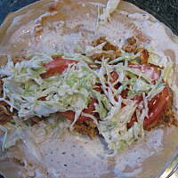 Tortilla  gyros palce lizać Marty