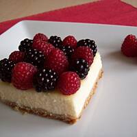 Niebiański sernik waniliowy