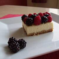 Niebiański sernik waniliowy