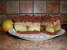 Fot. Mar'La, Czekoladowe ciacho z gruszkami