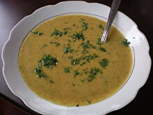 Fot. moonlight, Slodko-ostra zupa z bananow i curry