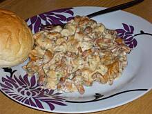 Fot. niebieska-różyczka, Kurki w śmietanie z kurczakiem wg Różyczki