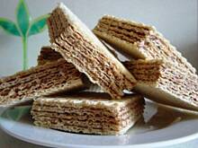 Fot. PaniMISIOWA, Wafle z masą kakaowo-kawową