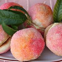 Peschine- włoskie ciasteczka - brzoskwinki