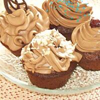 muffiny z kremem czekoladowym