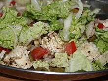 Fot. kasiul_a, Lekka sałatka z serem pleśniowym kasiuli