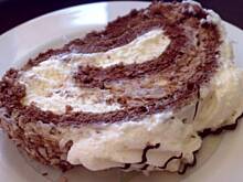 Fot. PaniMISIOWA, Rolada śmietankowo-kawowa