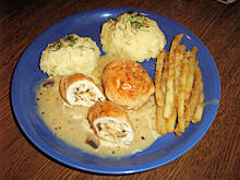 Fot. mariola2000, Zawijańce z pysznym farszem w sosie pieczarkowym wg M&Ł