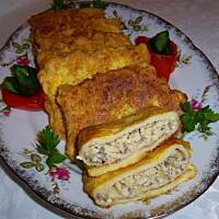 Naleśniki z farszem pieczarkowo jajecznym wg Różyczki