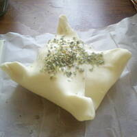 Sakiewkii z kotletem i twarożkiem kasiuli