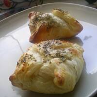 Sakiewkii z kotletem i twarożkiem kasiuli