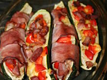 Fot. kasiul_a, Cukinia zapiekana z serem boczkiem szynką i papryką kasiuli