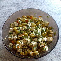 Salatka z fetta i oliwkami Natki