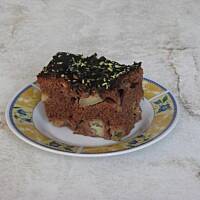 Murzynek z jabłkami wg Haliny