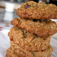 pyszne i proste ciasteczka owsiane (z rodzynkami)