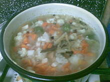 Fot. kaha87ha, Pyszna zupka jarzynowa z serkiem topionym