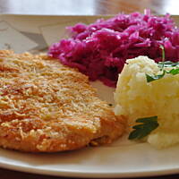 Schabowe w serowej panierce