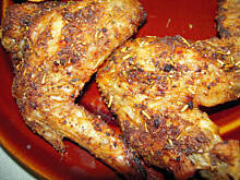 Fot. monisia_ze_szczecina, chrupiące skrzydełka z piekarnika