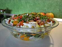 Fot. małpiatka, Zapiekanka z ziemniakami i kiełbasą